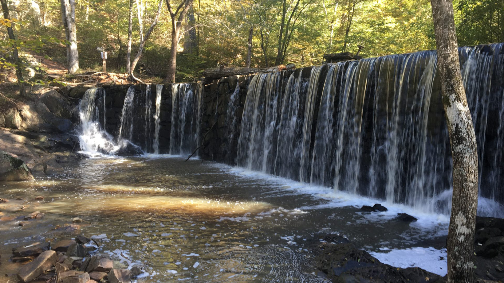 Alamance County Parks and Rec Waterfall