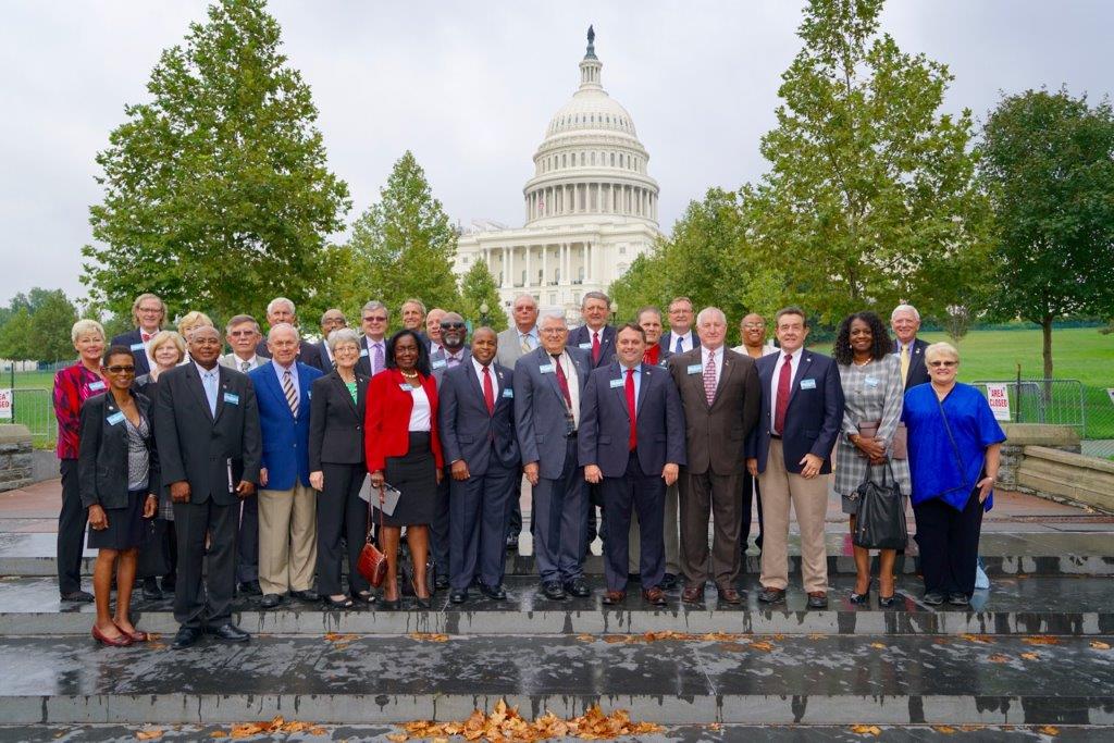 NCACC Board of Directors outside of the Capitol Building